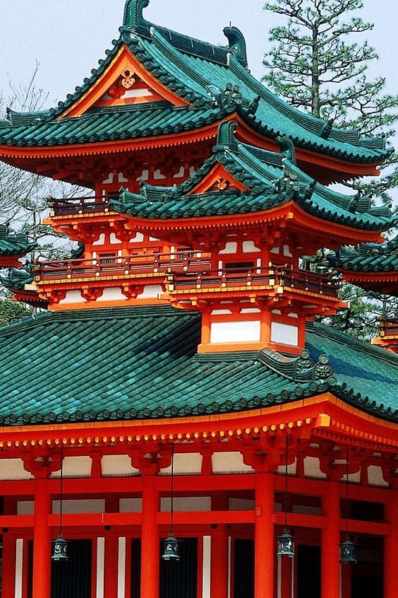 Heian Shrine. Kyoto....