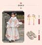 女童改良汉服冬款马面裙明制古装中国风儿童过年衣服拜年服唐装冬-tmall.com天猫