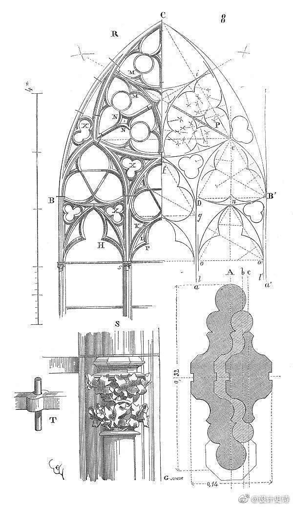 玫瑰窗therosewindow也称玫瑰花窗为哥特式建筑的特色之一指中世纪