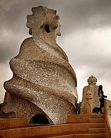 西班牙巴塞罗那，高迪的建筑