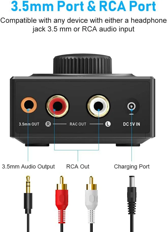 Amazon ymoo b06t3 bluetooth 5 3 receiver sbc aac bluetooth audio
