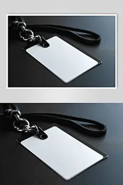 AI数字艺术工作牌设计素材样机-众图网