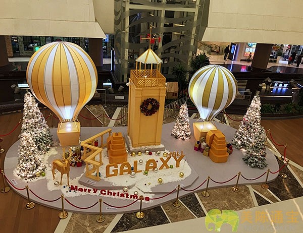 2014年天津银河商场“金羽圣诞，耀亮银...