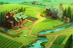 william_zr采集到二次元场景-原画+