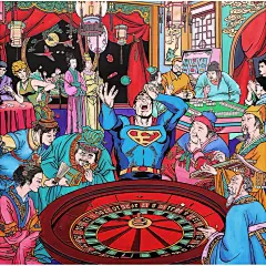 独特的波普艺术版画-和谐社会----ifavart.com(辣椒酱)-最出色的视觉艺术分享