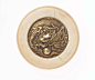 Kagami netsuke with design of dragon and jewel | Museum of Fine Arts, Boston