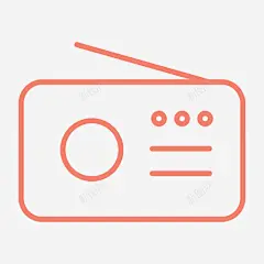收音机收音机天线电台图标高清素材 传输 收音机 收音机天线 电台 立体声 免抠png 设计图片 免费下载