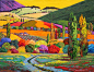 早安·田野  |  画家 Gene Brown via：意匠id ​​​​