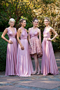 Multi-way bridesmaid dresses