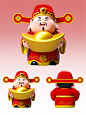 财神爷C4D模型