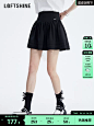 LOFTSHINE珞炫a字半身裙高腰设计感显瘦时尚小众气质短裙X2215755-tmall.com天猫