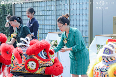 舞狮、醒狮点睛、采青-花瓣网|陪你做生活的设计师 | 佛山映月湖·保利天珺营销中心开放