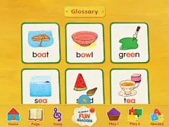 Phonics Fun Readers拼音学习iPad应用界面设计_教育iPad界面_黄蜂网