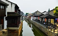 江苏苏州甪直古镇风景壁纸图片