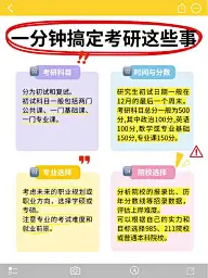 教育考研攻略指南划重点小红书配图
