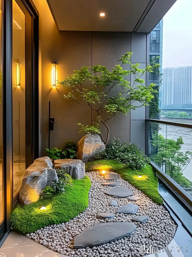 阳台造景景观大合集 - 小红书-花瓣网