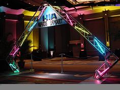 Lighted neon truss t...