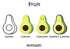 卡通牛油果  - 源文件下载【酷图网】牛油果,水果,水果高清图,新鲜水果,牛油果壁纸,牛油果背景,健康食物,绿色食品,食物,牛油果画册,牛油果包装,牛油果标签,插画,插图,卡通,手绘,卡通牛油果,手绘牛油果,牛油果素材,矢量,牛油果海报,图标,牛油果标志,logo,卡通水果,简约,可爱,标贴,包装纸,油梨,鳄梨,果肉,拟人,表情,线稿,