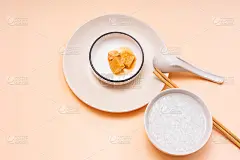 中国潮汕早餐白粥配菜