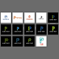 字母系列P LOGO商标设计vi素材包 ai矢量源文件淘宝店标微商标志-淘宝网