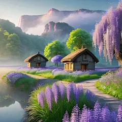 AI绘画-紫色治愈系手机壁纸-今日头条