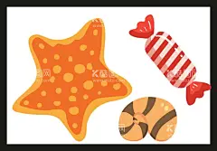 手绘卡通小物  - 源文件下载【酷图网】手绘卡通动漫,插画动漫,手绘卡通,创意手绘插画,卡通动漫,