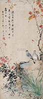 颜伯龙       满族，北京人。名云霖字伯龙（亦以行），号长白布衣，所居曰椿草堂。 
    早年毕业于北京师范学校，继入北京艺术专门学校国画系，受业于王梦白（云），陈衡恪（师曾）诸先生，毕业后被聘为北京师范学校及艺术专门学校国画教师，中国画学研究会评议委员。 
    除讲课授徒之外，并观摹历代名迹，深谙古法，教学相长，于国画中之山水、人物、花鸟、走兽各有所长，尤精于花鸟，在潜心研究之基础上，听鸟说甚，问花笑谁，工笔写生，遂成大家。常谓“西画有人物、静物、翎毛诸种，形象真实，但只是标本画，而配景极少。