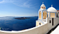 Santorini panorama with church by Serghei Starus on 500px