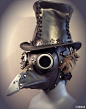 Plague Doctor 瘟疫医生鸟嘴状尖喙面具