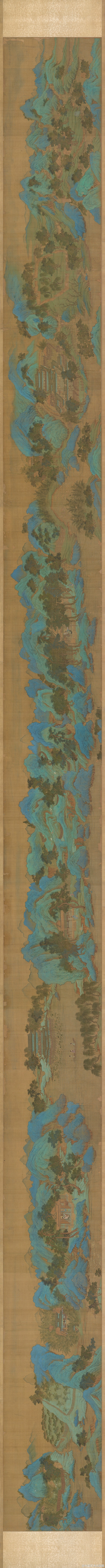 #山水画#【 南宋 赵伯驹（款）《辋川别...