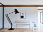 These oversized Anglepoise lamps definitely make a statement