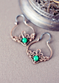 copper earrings