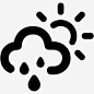 下雨的云太阳图标图宝宝 https://bao16.com 云 天气 雨 冬天的太阳 冬天季节