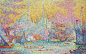 法国新印象派（点彩派）创始人之一的画家 Paul Signac  |  1863年生于巴黎。早年学建筑，后转而学绘画。1884年与G.修拉交往后，开始接受新印象主义理论，并成为这一运动的骨干人物。其作品富于激情，善用红色作为基调，代表作《圣特罗佩港的出航》《马赛港的入口》等。 ​​​​