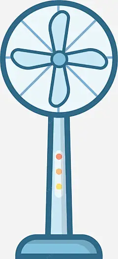 电风扇图标 页面网页 平面电商 创意素材
