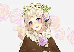 少女系唯美手绘插画_新图网 https://ixintu.com 插画 手绘 水彩 女生 青春 女孩 少女