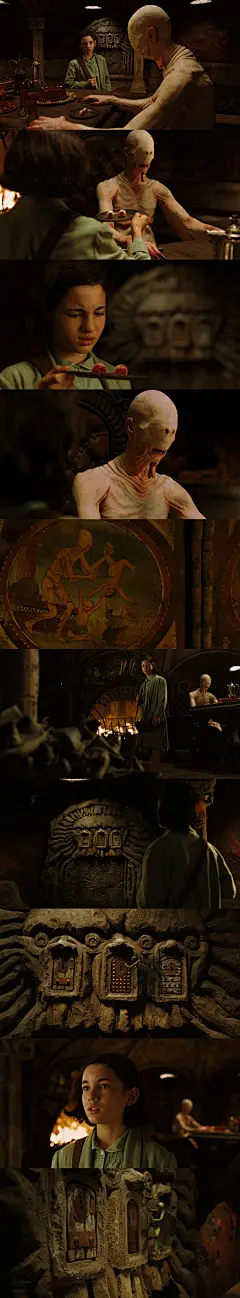 【潘神的迷宫 El laberinto del fauno (2006)】08 伊万娜·巴克罗 Ivana Baquero #电影场景#