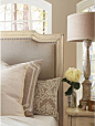 European Cottage-Upholstered Bed, King beach-style-panel-beds