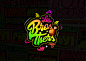 broaster chicha lettering lima peru pollo