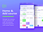 Mobile ui to Schedule Your lectures