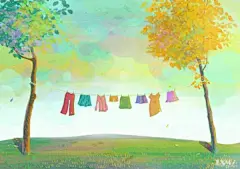 非常棒的水彩色插画图片分享