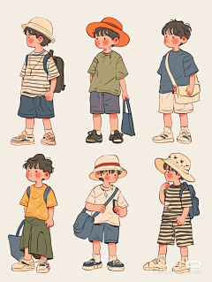 Mem0r1es采集到人物插画-穿搭