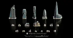UE5伦敦城市建筑高楼大厦楼房电话亭街道3D资产模型 Kitbash3D – London v5.0+[ UE ]插图1
