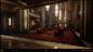 Hotel Cortez - American Horror Story, Hayo Koekkoek : The hotel Cortez lobby from American Horror Story season 5. When I first saw this season, I fell in love with the art-deco style and it inspired me to recreate it with current generation techniques (no