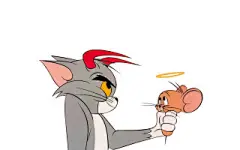 《猫和老鼠》怀旧动画桌面壁纸 2560x1600_wap版