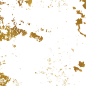 高清金色喷溅颗粒涂鸦划痕迹复古做旧叠加免抠PNG装饰图片PS素材
