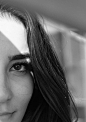 Monochrome Photo of Woman's Hair