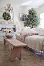 Shabby Chic Christmas Decoration by lillie