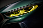 bmw concept m8 gran coupe headlights