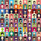 Set of 1.000 Avatars : Set of avatars